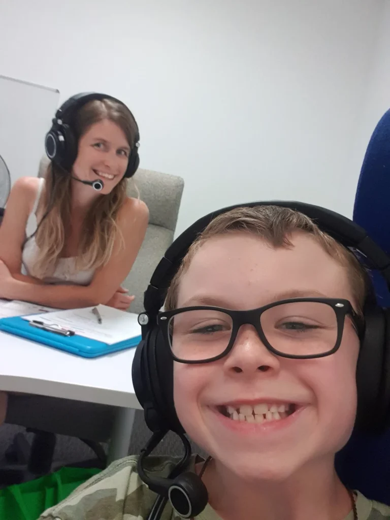 Toby and Amy, hosts of The Family Show