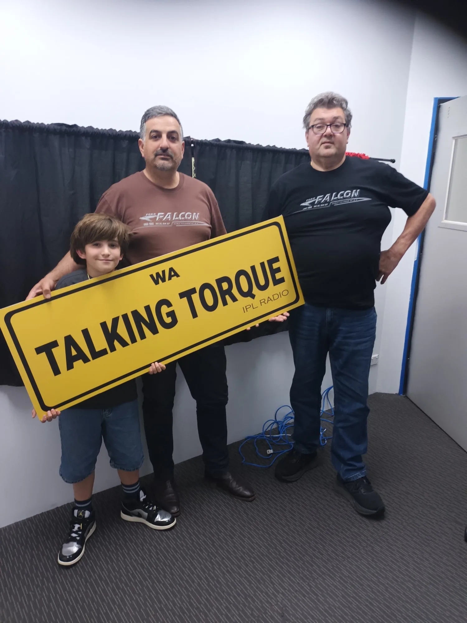 Darren with the Talking Torque sign