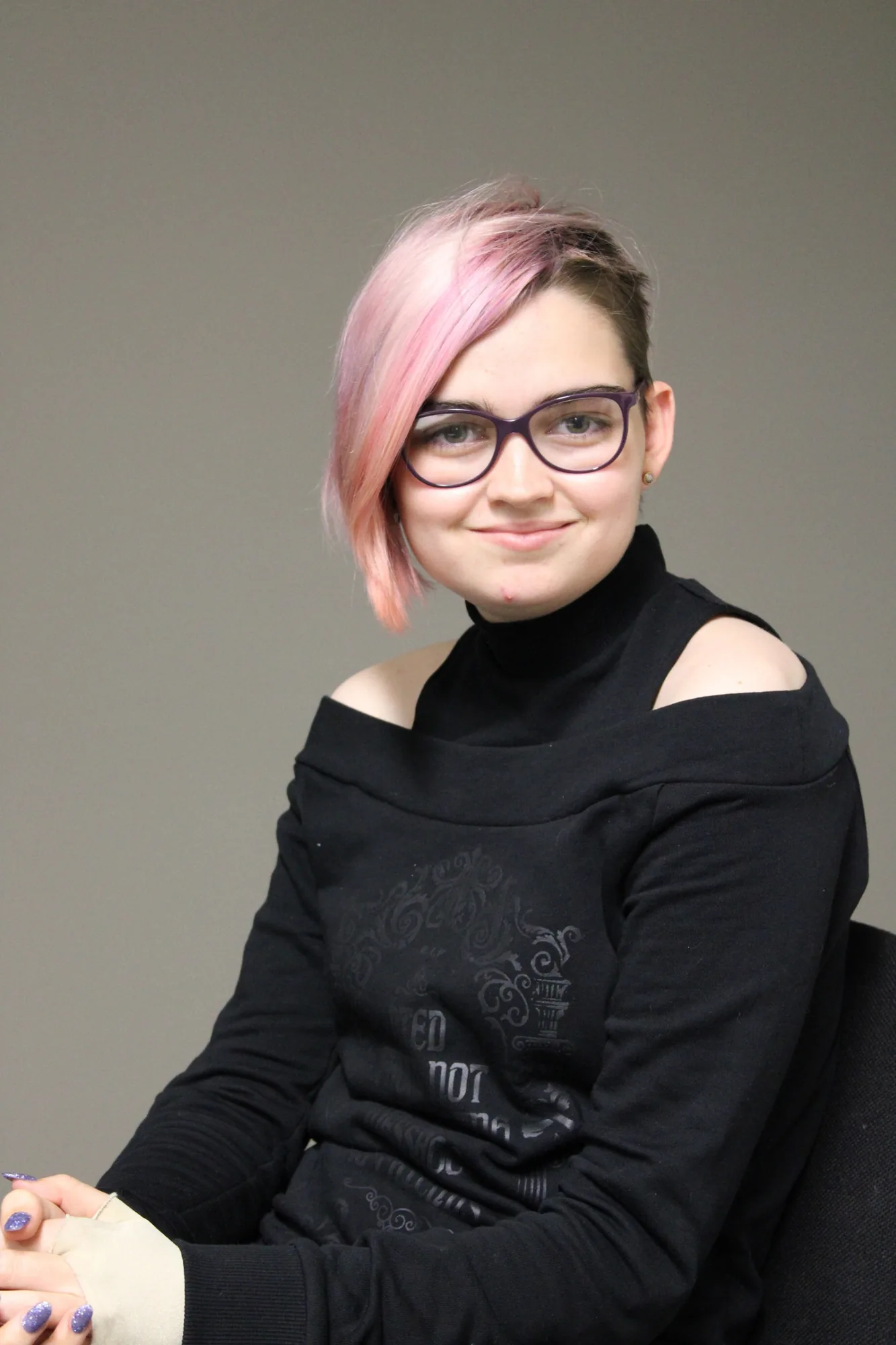 Emily, host of Finally Friday